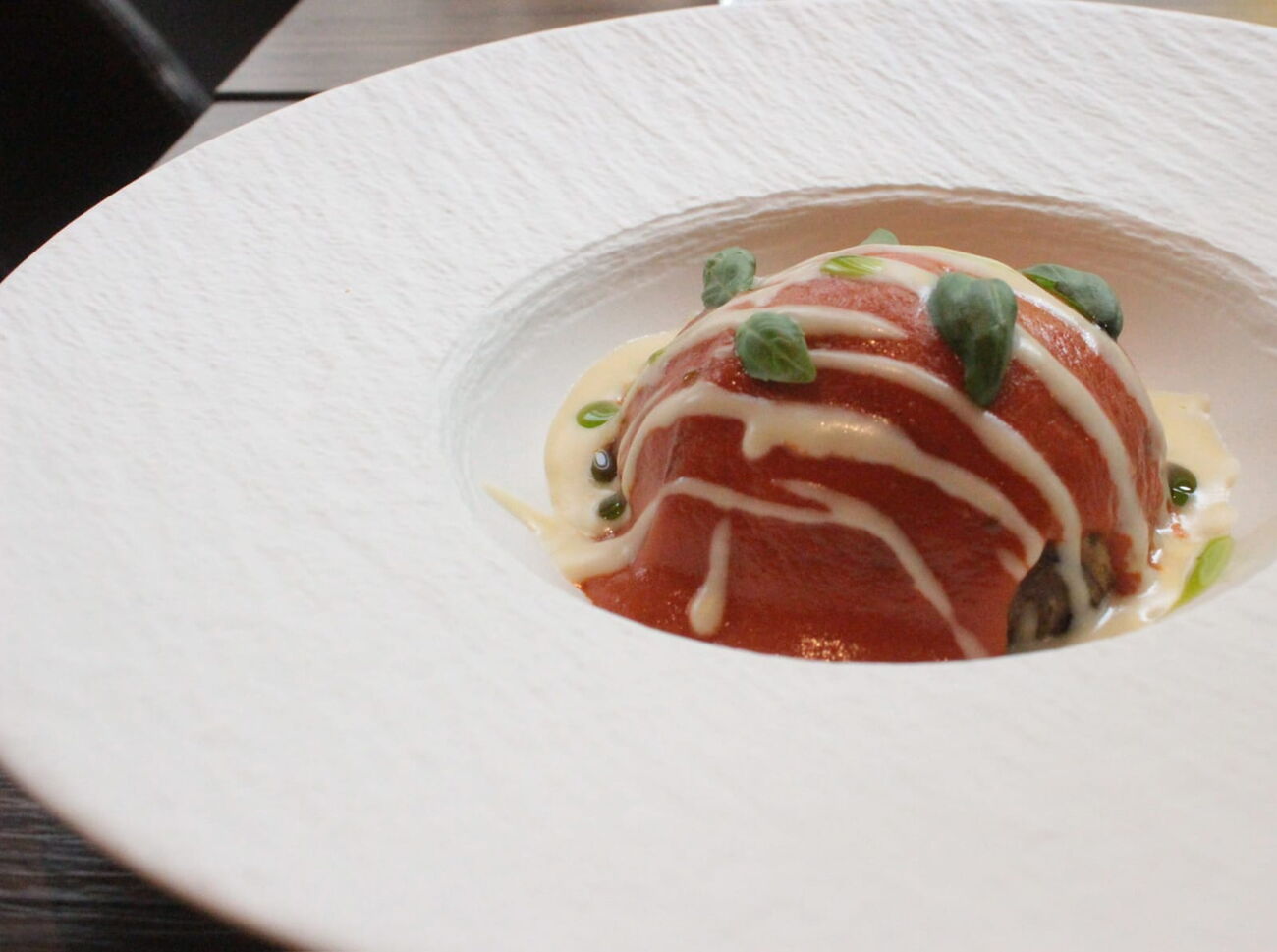 Arancino Scomposto - italienisches Gericht